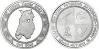 United States Dime Coin, Santee tribes.BE, Cupronickel -