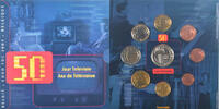 Belgium Set Euros 2003 Brussels Brussels, 50 Ans de télévision STGL 184.08 元  ＋  41.42 元 运费