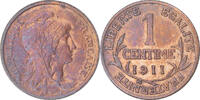 France Centime Coin, Dupuis, Paris, Bronze, KM:840 -