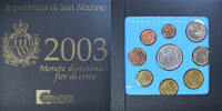 San Marino Euro-Set 2003 Rome Rome, 1 cent to 5 euro STGL 1,338.33 元  ＋  41.42 元 运费