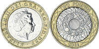 United Kingdom 2 Pounds Coin, Bi-Metallic -