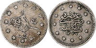 Turkey Kurush Muhammad V, Qustantiniyah, Silver -