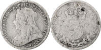 Great Britain 3 Pence Victoria, Silver, KM:777 -