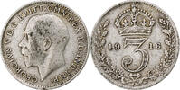 Great Britain 3 Pence George V, Silver, KM:813 -