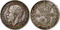 Great Britain 3 Pence George V, Silver, KM:813 -