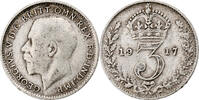 Great Britain 3 Pence George V, Silver, KM:813 -