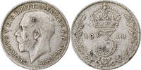 Great Britain 3 Pence George V, Silver, KM:813 -