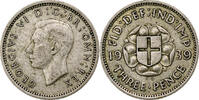 Great Britain 3 Pence George VI, Silver, KM:848 -
