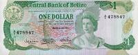 Belize 1 Dollar Banknote, 1983-07-01, KM:43 -