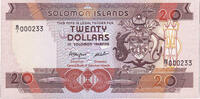 Solomon Islands 20 Dollars Banknote -
