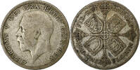 Great Britain Florin, Two Shillings George V, Silver, KM:834 -