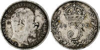 Great Britain 6 Pence Edward VII, Silver, KM:799 -