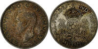 Great Britain Florin, Two Shillings George VI, Silver, KM:855 -