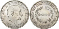 Denmark 2 Kroner Christian X, Copenhagen, Silver, KM:836 -