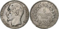 France 5 Francs Napoléon III, Paris, Silver, KM:773.1 -
