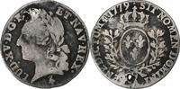 France 6 Sols, 1/20 ECU Louis XV, 1/20 Écu à la vieille tête (6 sols) -