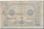 France 5 Francs Banknote, 1915-08-16, Fayette:2.30, KM:70 -