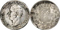 France 5 Francs Charles X, Lille, Silver, Gadoury:644 -