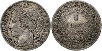 France Franc Cérès, Paris, Silver, Gadoury:465a, KM:822.1 -