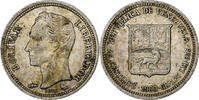 Venezuela 25 Centimos Silver, KM:35a -