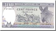 Rwanda 100 Francs Banknote, 1989-04-24, KM:19 -