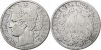 France Franc Cérès, Paris, Silver, KM:822.1 -