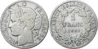France Franc Cérès, Paris, Silver, Gadoury:465a, KM:822.1 -