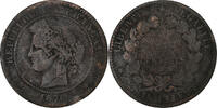 France 10 Centimes Cérès, Paris, Bronze, Gadoury:265a -