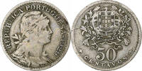 Portugal 50 Centavos Copper-nickel, KM:577 -