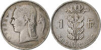 Belgium Franc Copper-nickel, KM:142.1 -
