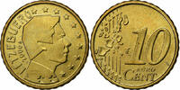 Luxembourg 10 Euro Cent Vantaa, Nordic gold -