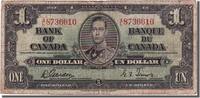 Canada 1 Dollar Banknote, 1937-01-02 -