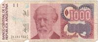 Argentina 1000 Australes SGE -