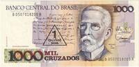 Brazil 1 Cruzado Novo on 1000 Cruzados UNZ -