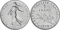 France Franc Coin, Semeuse, Paris, Nickel, KM:925.1 -