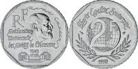 France 2 Francs Coin, René Cassin, Paris, Nickel, KM:1213 -