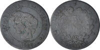 France 5 Centimes Paris, Bronze, KM:821.1 -