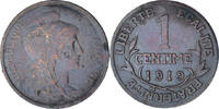 France Centime Coin, Dupuis, Paris, Bronze, KM:840 -