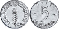 France 5 Centimes Épi, Paris, Stainless Steel, KM:927 -