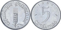 France 5 Centimes Épi, Paris, Stainless Steel, KM:927 -