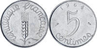 France 5 Centimes Épi, Paris, Stainless Steel, KM:927 -