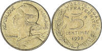 France 5 Centimes Marianne, Paris, Aluminum-Bronze, KM:933 -