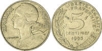 France 5 Centimes Marianne, Paris, Aluminum-Bronze, KM:933 -