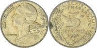 France 5 Centimes Marianne, Paris, Aluminum-Bronze, KM:933 -