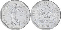 France 2 Francs Semeuse, Paris, Nickel, KM:942.1, Gadoury:547 -