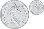 France 2 Francs Semeuse, Paris, Nickel, KM:942.1, Gadoury:547 -