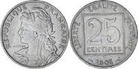 France 25 Centimes Patey, Paris, Nickel, KM:855, Gadoury:362 -