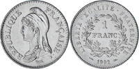France Franc République, Paris, Nickel, KM:1004.1 -