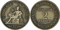 France 2 Francs Chambre de commerce, Paris, Aluminum-Bronze -