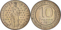 France 10 Francs Paris, Nickel-Bronze, KM:961d, Gadoury:820 -